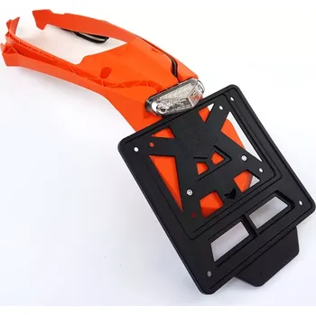 Osvětlení pro motocykl Race Tech RT podblatník s led světlem pasuje na KTM EXC/F 17-19 oranž