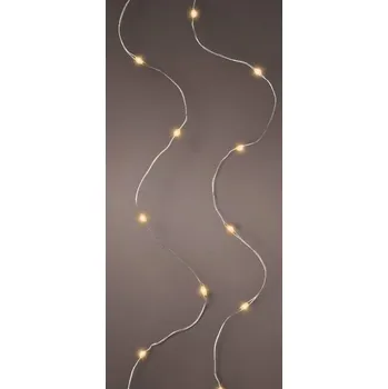 Vánoce Světla vánoční 40 LED žárovek mikrosvětla barevná 1,95m