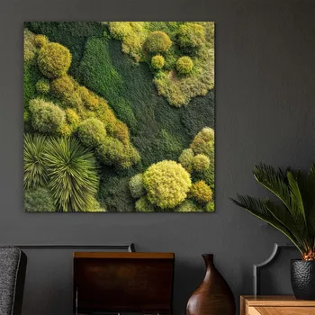 Obraz Mechový obraz - Zelená oáza (imitace) | DUBLEZ