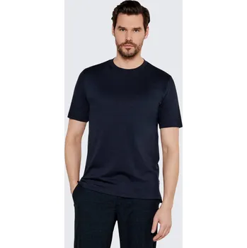 Pánské tričko BOSS Black H-Thompson 57 50521129 modré Velikost: 3XL