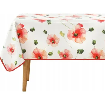 ubrus Dekorativní ubrus s letním motivem květin, odolný proti skvrnám a vodě, 110 x 140 Cm