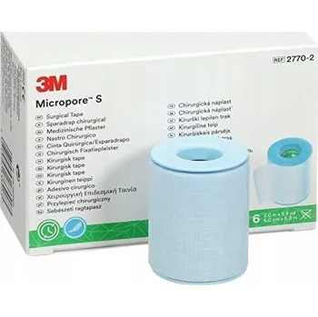 Lékařská SILIKONOVÁ páska na řasy 3M 5 cm x 5 m