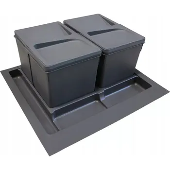 Odpadkový koš Odpadkový koš do zásuvky 60 Hakner Optimo, třídič odpadu, 24L (2x12L)