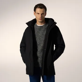 Dámský kabát Reserved - Dlouhá péřová bunda se Soronou - černý - 419GQ-99X - 419GQ-99X-S