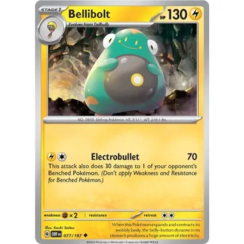 Sběratelská karetní hra Bellibolt 077/197 - Obsidian Flames Typ karty: Reverse Holo