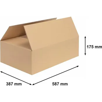 Archivační box Kartonové krabice 587x387x175 mm 5VVL