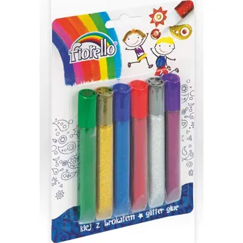 Kancelářské lepidlo Lepidlo Fiorello Glitter - 6x13 ml