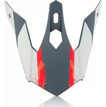 Helma na motorku Acerbis kšilt přilby junior Steel (obj.kód 0023425) šedá/červená