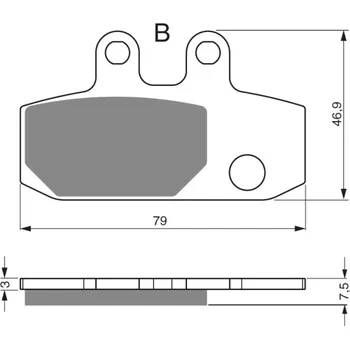 Brzda pro motocykl GOLDFREN brzdové desky 223 AD