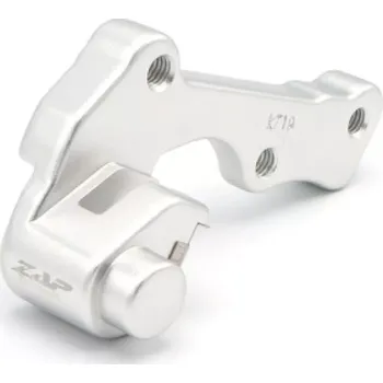 Brzda na kolo Zap Technix adaptér dural na přední kotouč pasuje na YZ stříbrná