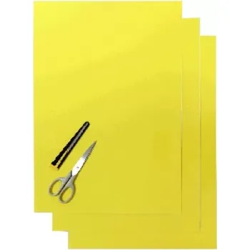 Polep vozidla Blackbird folie polepovací silnostěnná /balení 3 archy/ žlutá