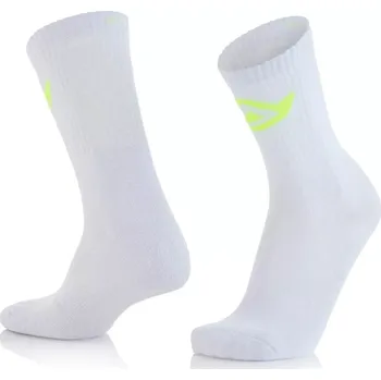 Pánské ponožky Acerbis ponožky bílá bílá L/XL