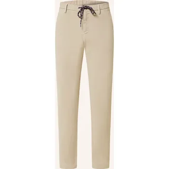 Pánské kalhoty Alberto Pánské Chino Kalhoty Jump Slim Fit, béžová, 35