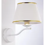 Jupiter 2086 - Nástěnná lampa SAMBA 1xE27/15W/230V bílá/zlatá