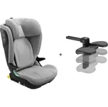 THULE Palm dětská autosedačka pro děti 100cm-150 cm šedá + podpěra nohou s podpěrou nohou