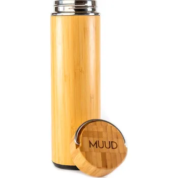 Termoska MUUD Termoláhev 500ml | Vyrobená z nerezové oceli a bambusu
