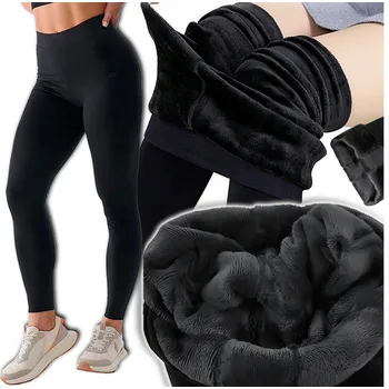 Dámské legíny Zimní legíny dámské klasické dlouhé univerzální velikost