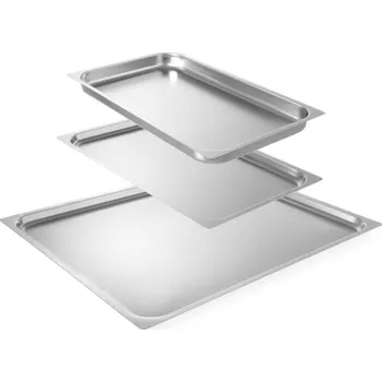 Plech na pečení Pečicí plech Hendi GN plech Profi Line - GN 1/1 - 530x325x(H)20 mm