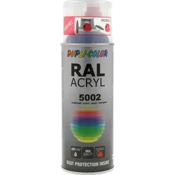 Barva ve spreji DUPLI-COLOR - UNIVERZÁLNÍ LAK - RAL ACRYL 5002 ULTRAMARÍNOVÁ MODŘ - 400 ML