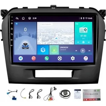 Autorádio AUTORÁDIO GPS ANDROID BT SUZUKI VITARA 2015-2024 CARPLAY WIFI USB 4GB 64GB SIM