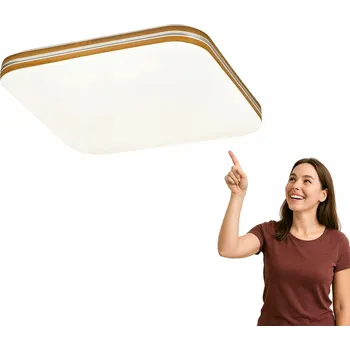 Stropní Svítidlo Rabalux čtvercová 35 x 6 cm bílá