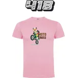 Dětské triko méďa růžová růžová S