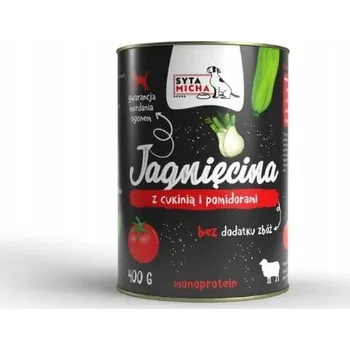 Krmivo pro psa Syta Micha Krmivo mokrá pro psa jehněčí s cuketou a rajčaty 400g
