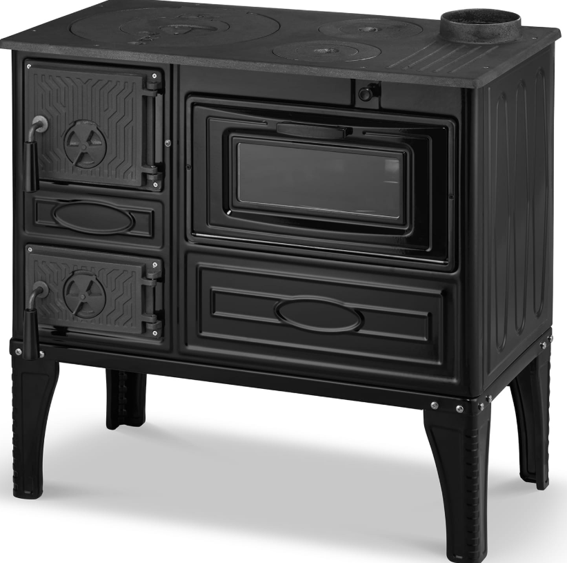 Sporák na tuhé palivo SIGMA 304 – černý