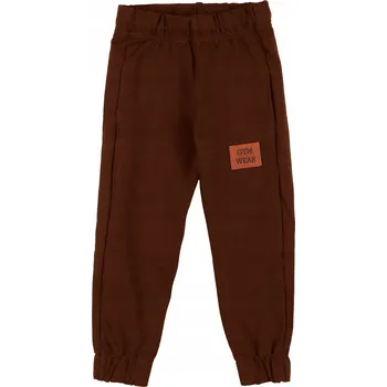 Chlapecké kalhoty Chlapecké tepláky/sportovní kalhoty hnědé Tup Tup, vel. 152