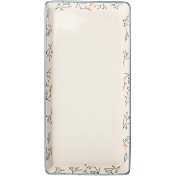 Tranquilo Zdobný keramický tácek - krémový