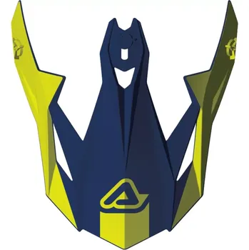 Helma na motorku Acerbis kšilt k přilbě Acerbis X-TRACK modrá/žlutá