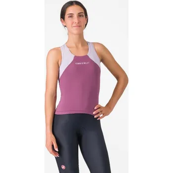 Cyklistická bunda CASTELLI topík - SOLE TOP - fialová