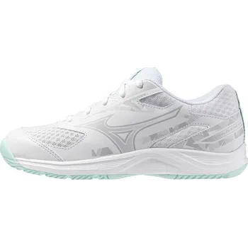 Dětská móda Dětská halová obuv Mizuno STEALTH STAR 3 Jr.(C) / White/Blue Tint Velikost: 36.5/4.0