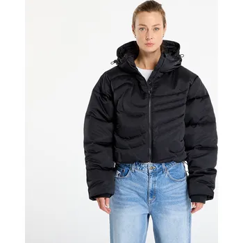 Dámská casual bunda Bunda Nike Sportswear Swoosh Series Women's Therma-FIT Oversized Down Puffer Jacket Black/ Black XS