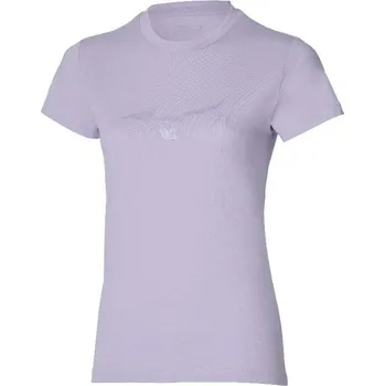 Dámské sportovní tričko Mizuno Athletics RB Tee(W) / Thistle Velikost: XS
