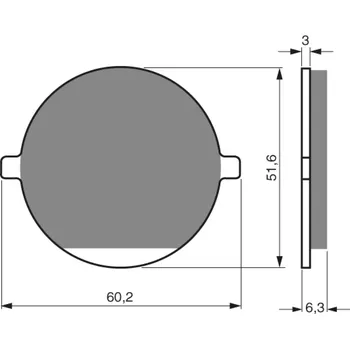 Brzda pro motocykl GOLDFREN brzdové desky 097 AD