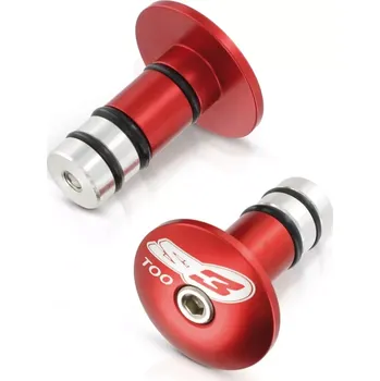 Řídítka koncovky řidítek S3 červená