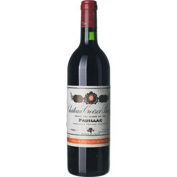 Víno Archivní víno 1985 Chateau Croizet Bages Pauillac 0,75 l