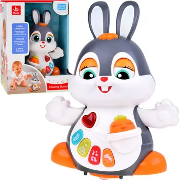 Hračka pro nejmenší Hola Dancing Bunny šedý