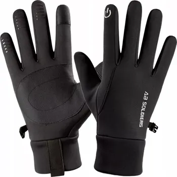 Moto rukavice VODOTĚSNÉ RUKAVICE NA KOLO SURVIVAL DOTYKOVÉ roz. L (Rukavice mají winds stopper systém, díky kterému se skvěle hodí pro mnoho outdoorových aktivit. Ideální pro cyklistiku, lyžování, bruslení, sáňkování a procházky. Zip zaručuje dokonalé padnutí do ruky.