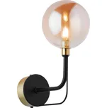 Jupiter 1887 - Nástěnná lampa ERIS 1xG9/14W/230V zlatá/černá/kouřová béžová