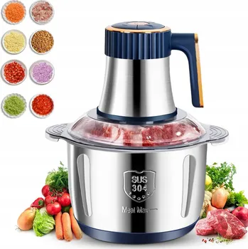 Z NEREZOVÉ OCELI SEKÁČEK POTRAVIN 5 RYCHLOSTÍ 5 L