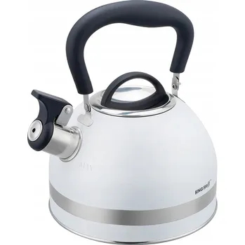 Varná konvice Tradiční ocelová Konvice Kinghoff 1,8 l bílá