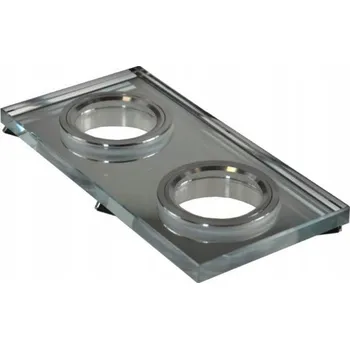 Stropní svítidlo Dvojité Skleněné GU10 MR16