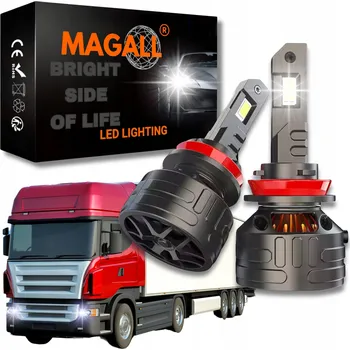 Autožárovka LED žárovky 24V H11 TIR CANBUS MAGALL KRONOS, VELMI SILNÉ BÍLÉ, 36000LM