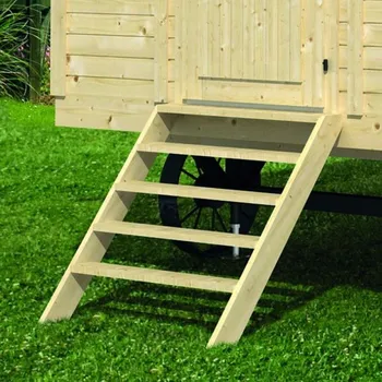 Schodiště Dřevěné schody do maringotky Tuindeco