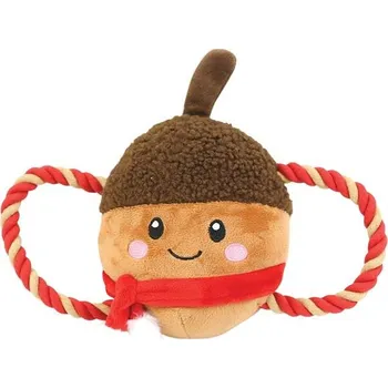 Hračka pro psa Hračka plyš vánoč. Chestnut s provazem HP