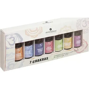Svíčka Sada 7 čakrových vonných olejů