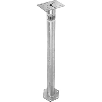 Tesařské kování DOMAX PWC prodloužení patky sloupku PWM/PWF Žárový zinek (ZNO) PWC 1000 - 140 x 190 x 1000 x 3 mm (1 ks)