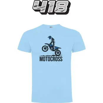 Chlapecké tričko dětské triko MX světlá modrá L